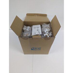 New ICC IC1076VVWH Network Connector RJ-11 Jack for EZ Style 38 Packs